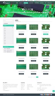 邁科特電子網站效果圖賞析 深圳網絡公司專業建站服務典范